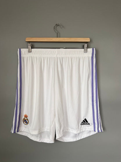 Real Madrid Shorts Home 22/23 Mens Soccer Adidas H18484 Size XL