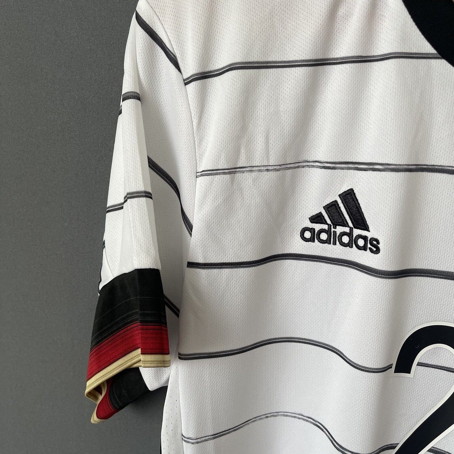 CAN GERMANY JERSEY 2021 HOME SIZE M MENS FOOTBALL SOCCER SHIRT ADIDAS EH6105