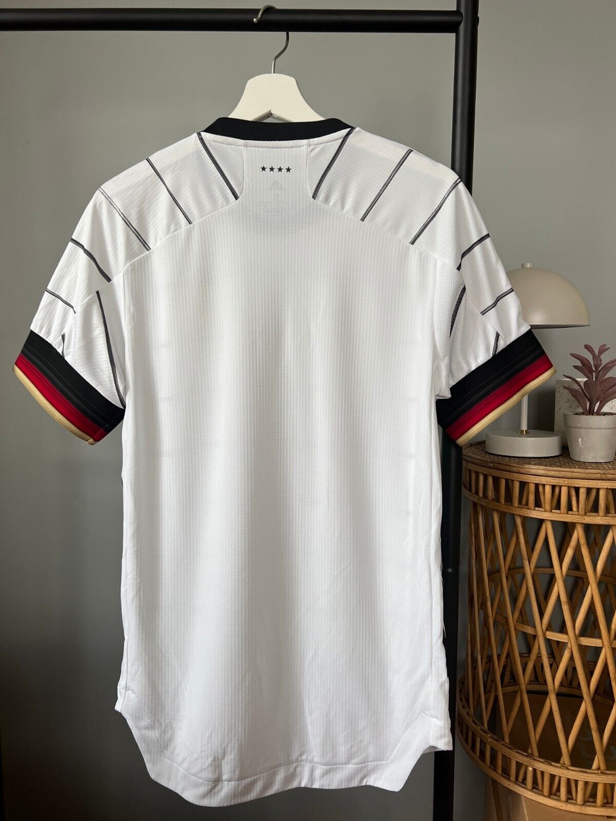 Germany Jersey 2020 Home Authentic Soccer Shirt Adidas EH6104 Mens Size S
