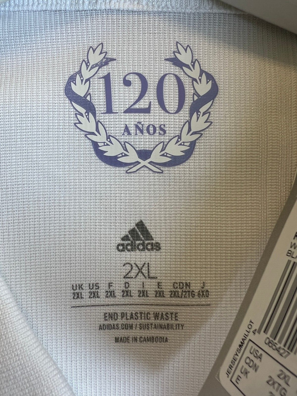 Real Madrid Jersey 22/23 Home Authentic Soccer Shirt HF0292 Adidas Mens Size XXL
