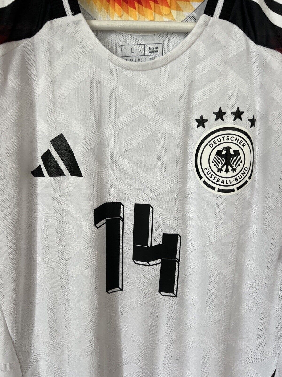 Musiala Germany Jersey 2024 Home HEAT.RDY Soccer Shirt Adidas IZ1620 Mens Size L