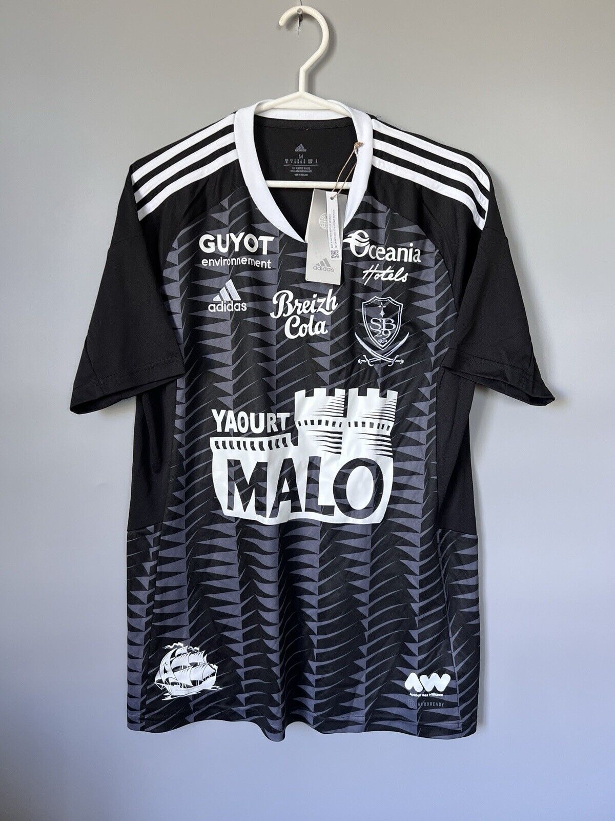 Stade Brestois Brest 29 Jersey 22/23 Third Soccer Shirt Adidas Mens Size M