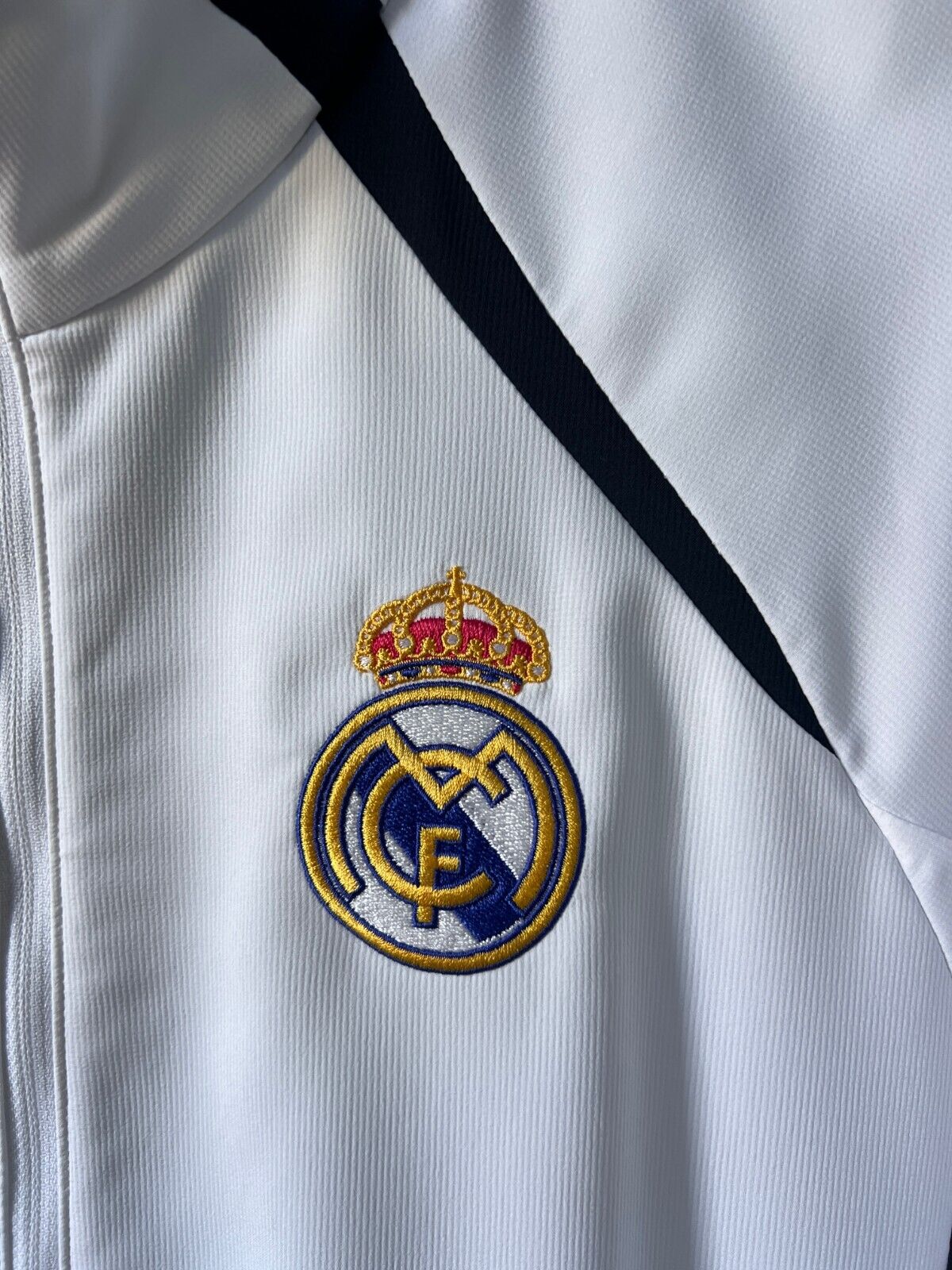 Real Madrid Teamgeist Jacket 2006 x 2021 White Soccer Adidas HA2537 Mens Size M