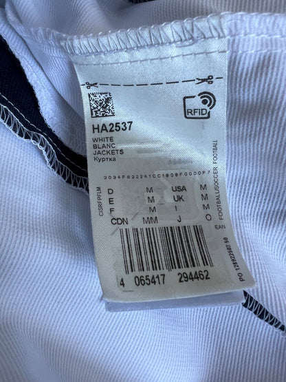 Real Madrid Jacket Teamgeist 2006x2021 White Soccer Adidas HA2537 Mens Size M
