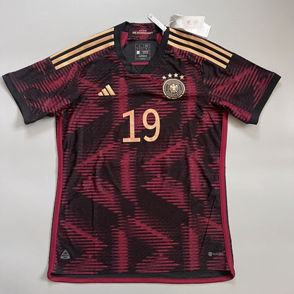 Sane Germany Jersey 2023 Away Authentic Size L Mens Football Shirt HF1695 Adidas