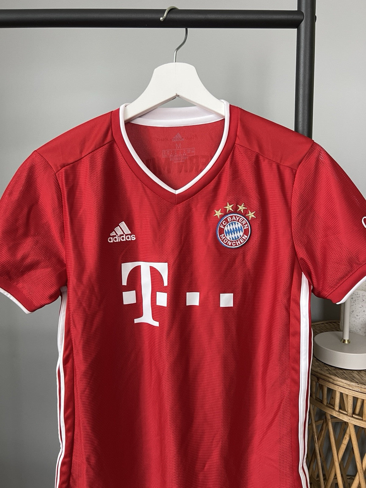 Bayern Munich Jersey 20/21 Home Soccer Shirt Adidas FI6198 Womens Size M